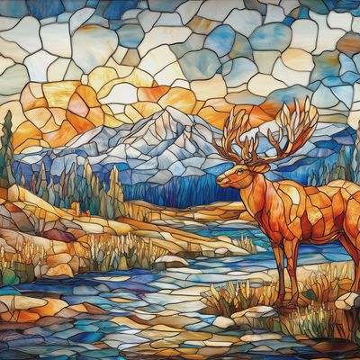 Majestic Moose Jigsaw Puzzle
