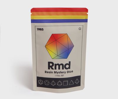 1985 Resin Mystery Dice Sharp Edge