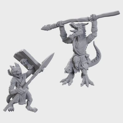 D&amp;D Nolzur's Marvelous Miniatures: Unpainted Minis- 50th Anniversary- Kobolds, Limited Edition