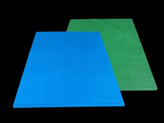 Battlemat 1" HEXES BLU/GRN