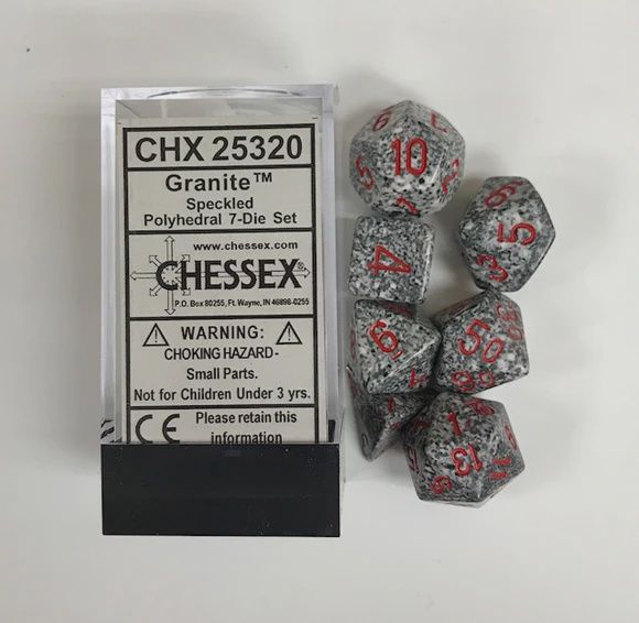 Dice 7ct Speckled Granite