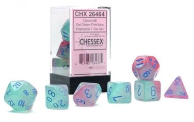 Gemini Polyhedral Gel Green-Pink/blue Luminary