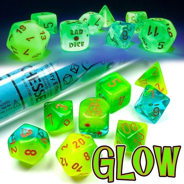 Gemini Polyhedral Plasma Green-Teal/orange Luminary