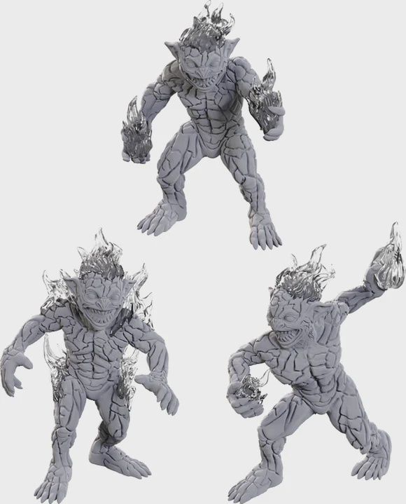 D&amp;D Nolzur's Marvelous Unpainted Miniatures - W24 Magmins