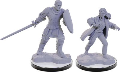 D&amp;D Nolzur's Marvelous Unpainted Miniatures: W22 Reborn Paladin &amp; Reborn Warlock