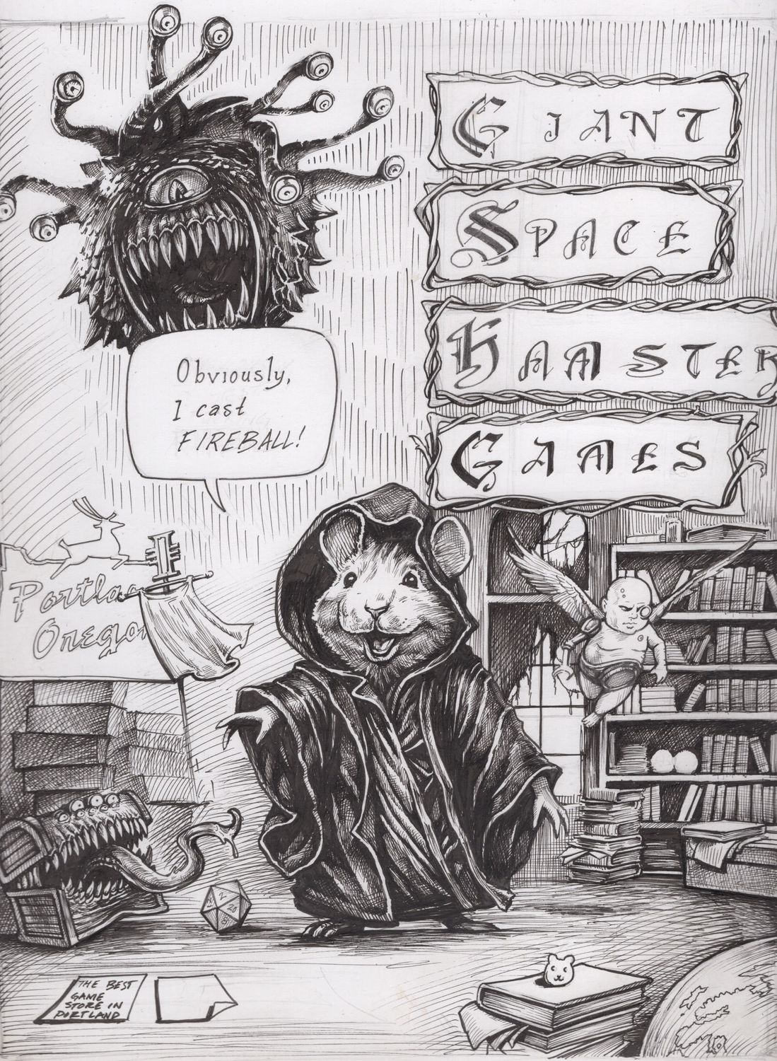 D&amp;D Nolzur's Marvelous Unpainted Miniatures: W23 Giant Space Hamster