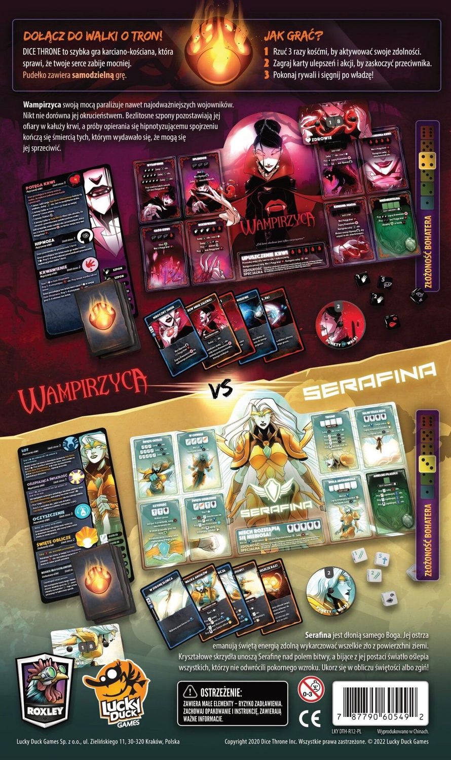 Dice Throne: Seraph vs Vampire Lord
