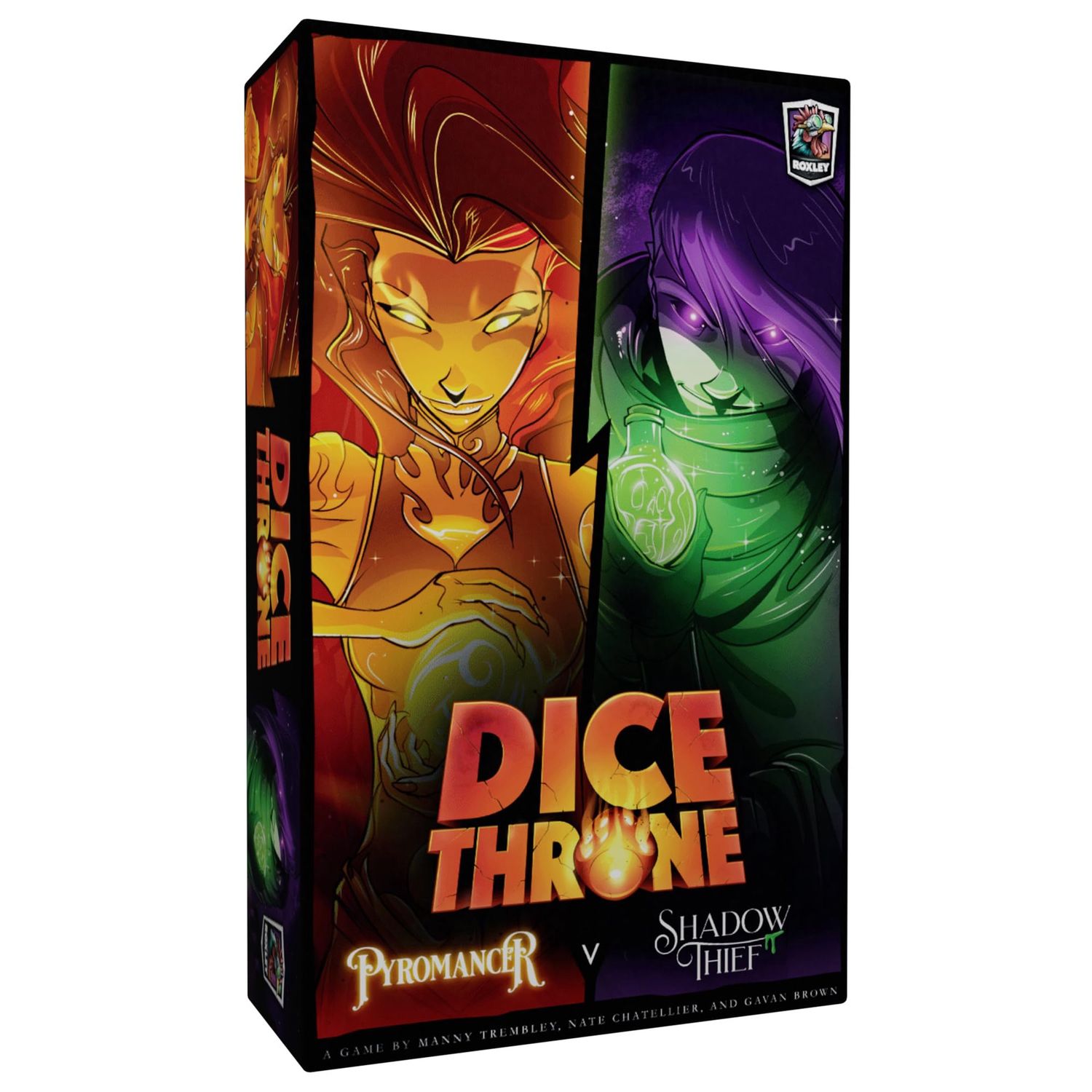 Dice Throne: Pyromancer vs. Shadow Thief