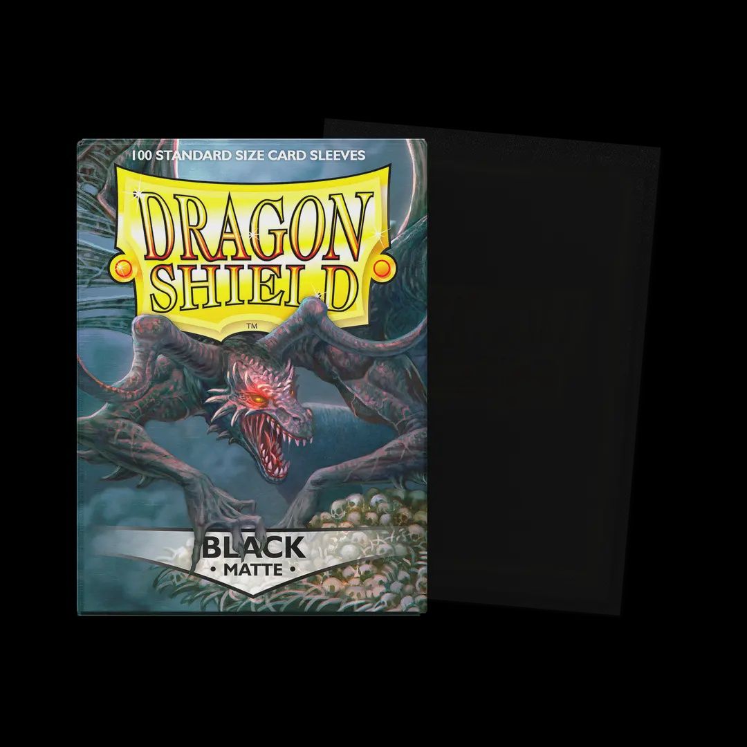 Dragon Shields: (100) Matte Black