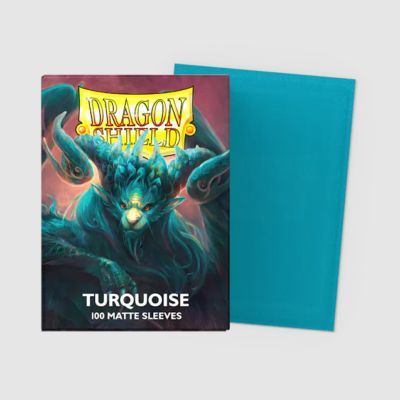 Dragon Shields: (100) Matte - Turquoise