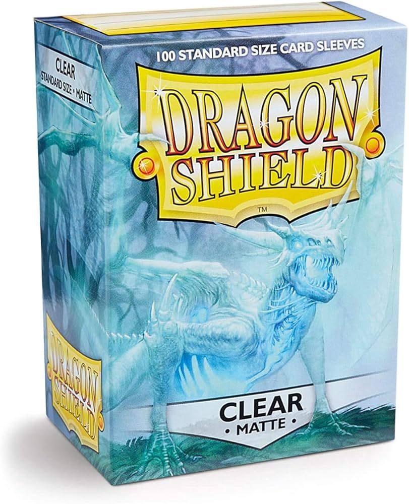 Dragon Shields: (100) Matte Clear