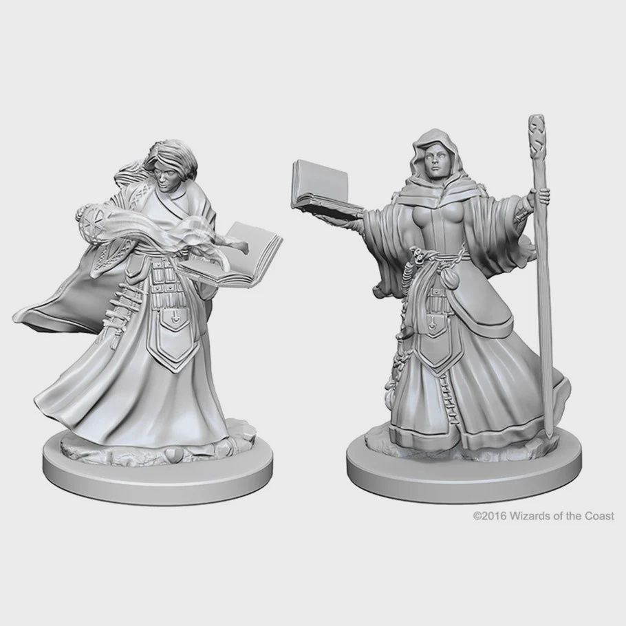 Dungeons &amp; Dragons: Nolzur's Marvelous Unpainted Miniatures - W01 Human Female Wizard