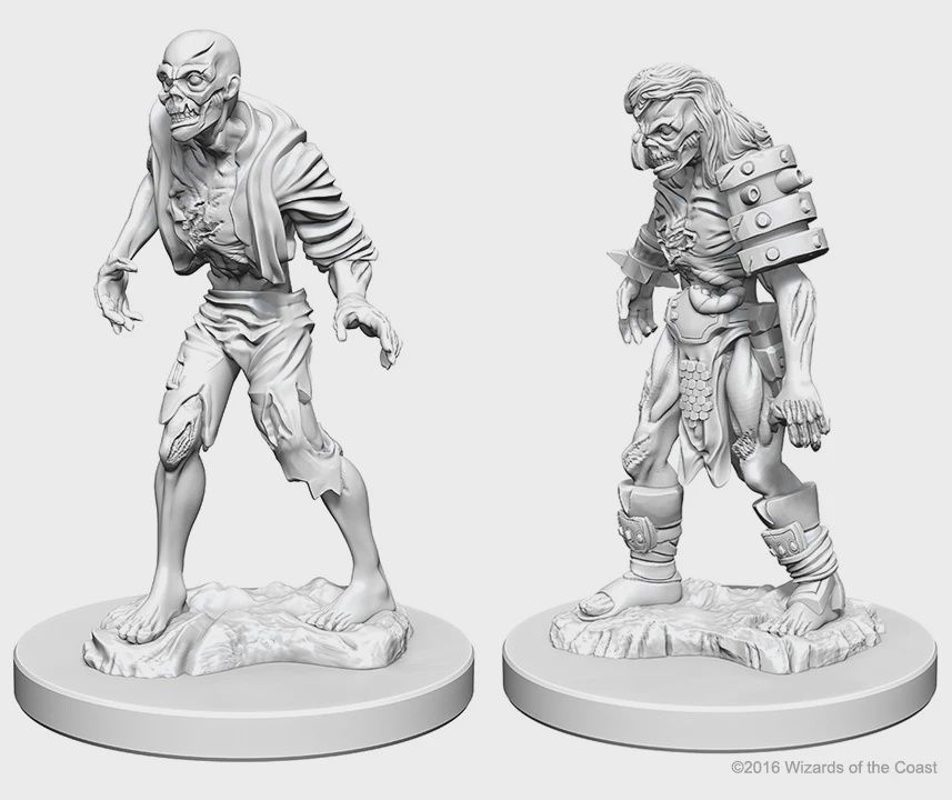 Dungeons &amp; Dragons: Nolzur's Marvelous Unpainted Miniatures - W01 Zombies