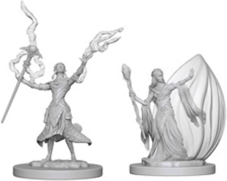 Dungeons &amp; Dragons: Nolzur's Marvelous Unpainted Miniatures - W03 Elf Female Wizard