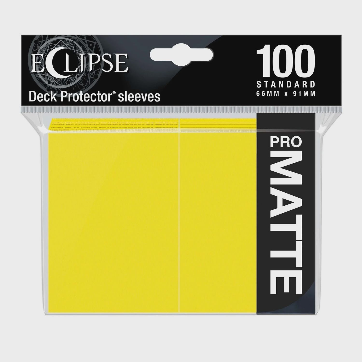 Eclipse Matte Standard Sleeves: Lemon Yellow (100)