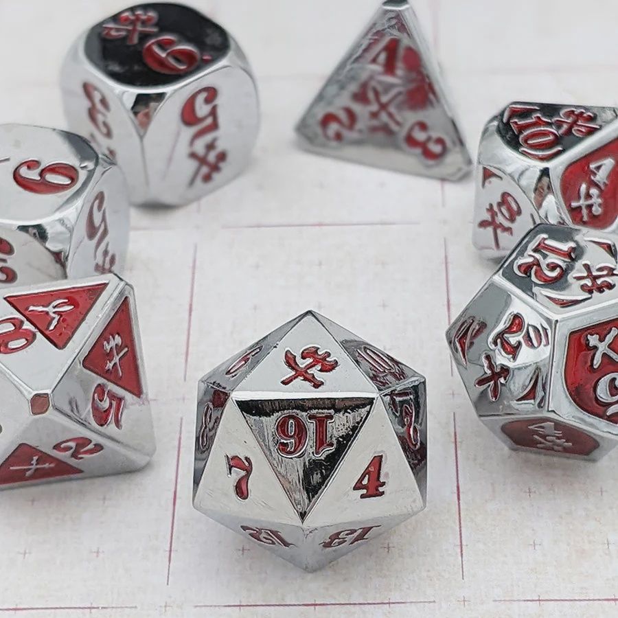 Gyld Slashing Damage - Metal Chrone/Red