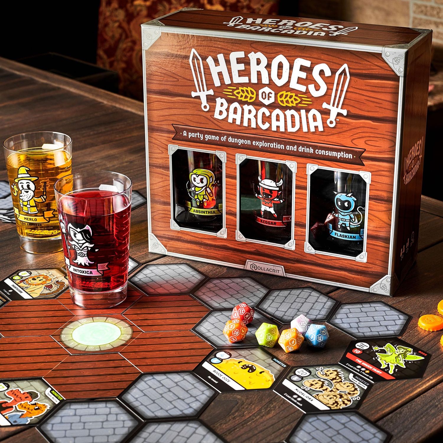 Heroes of Barcadia Board Game