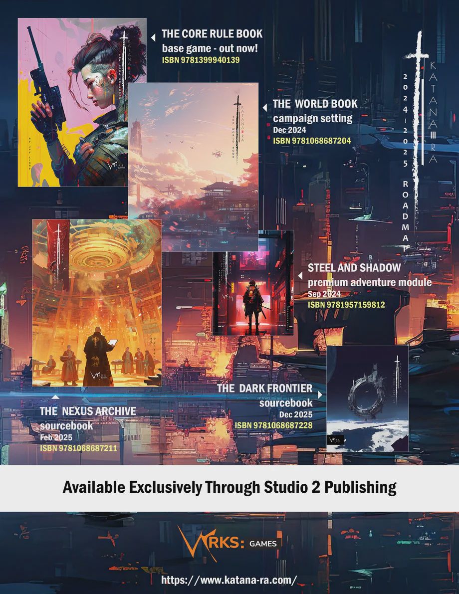 Katana-Ra RPG: Core Rule Book