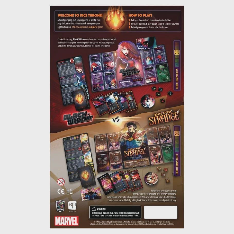 Marvel Dice Throne: 2-Hero Box 2 (Black Widow &amp; Doctor Strange)