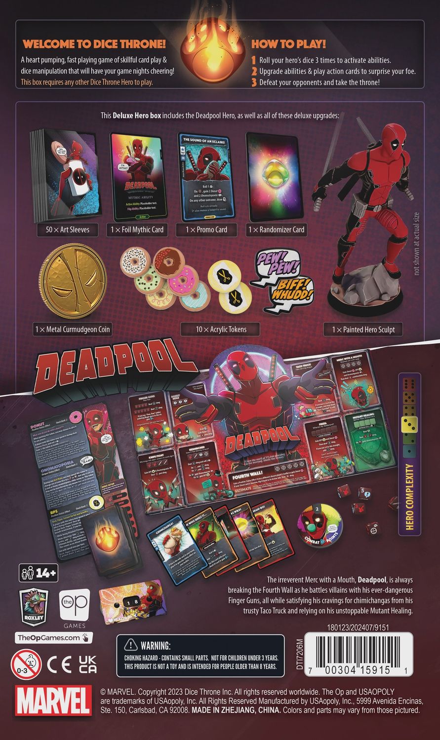 Marvel Dice Throne: Deadpool Deluxe Expansion