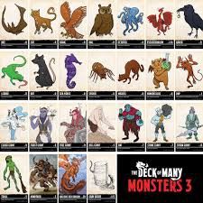 The Deck of Many (5E): Monsters 3