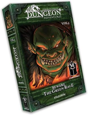 TerrainCrate: Dungeon Adventures Vol. 3 - Beware the Green Rage (Mantic Essentials)