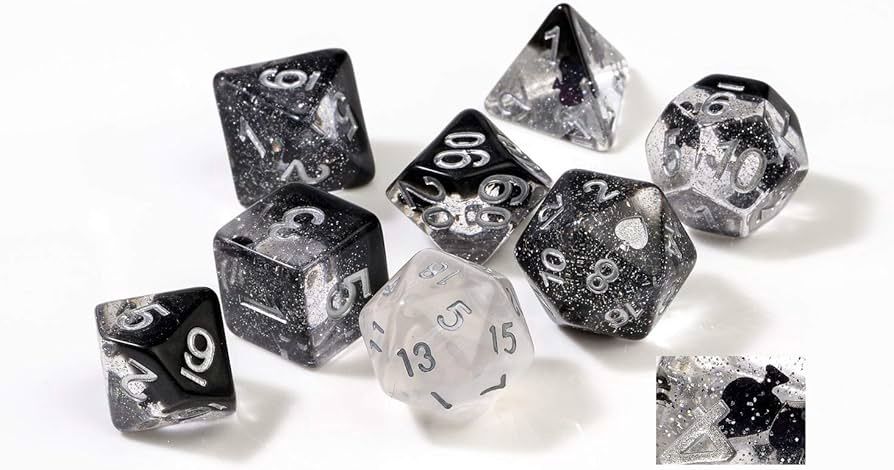 RPG Dice Set (7): Spades