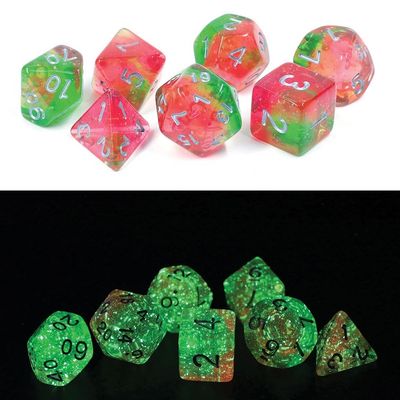 RPG Dice Set (7): Lotus Glowworm