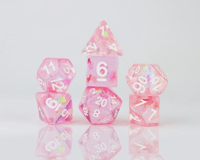 RPG Dice Set (7): Celestial - Autumn Dawn