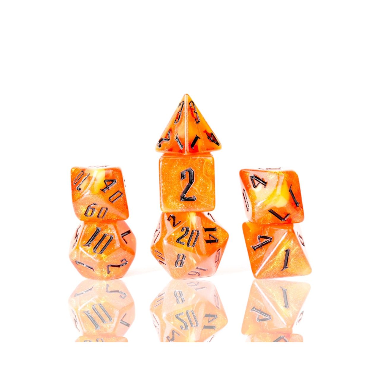 RPG Dice Set (7): Fire Nebula