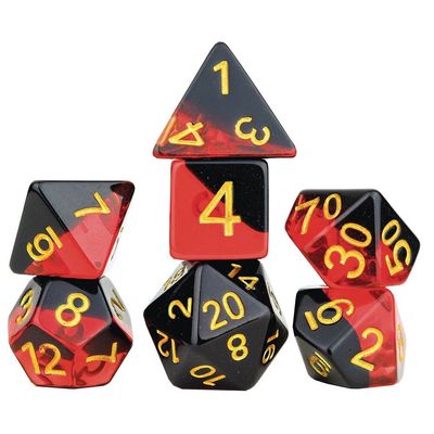 RPG Dice Set (7): Brimstone