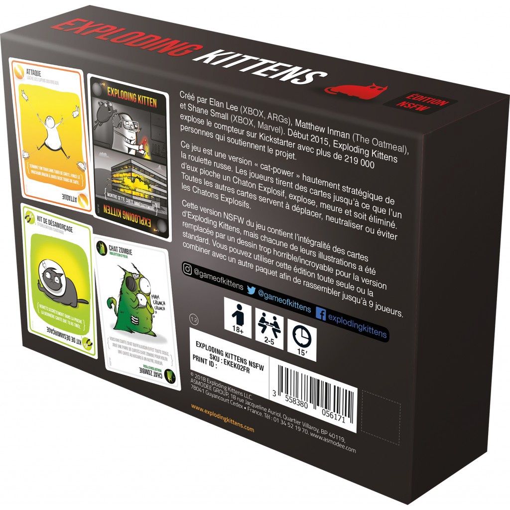 Exploding Kittens NSFW Edition