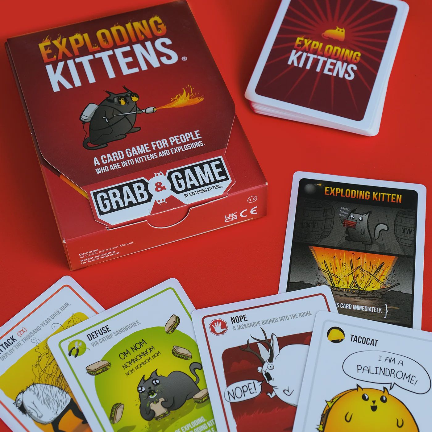 Exploding Kittens Grab &amp; Game