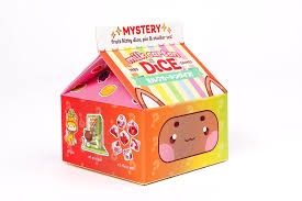 Mystery  Milk Carton Kitty Dice Set