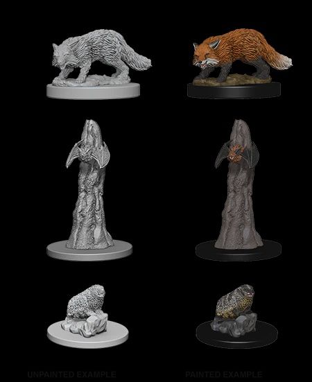 Pathfinder Deep Cuts Unpainted Miniatures: W01 Familiars