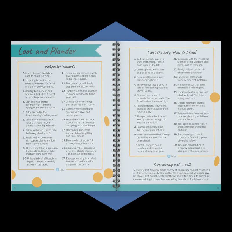 Roll &amp; Play: The Game Masters Fantasy Toolkit