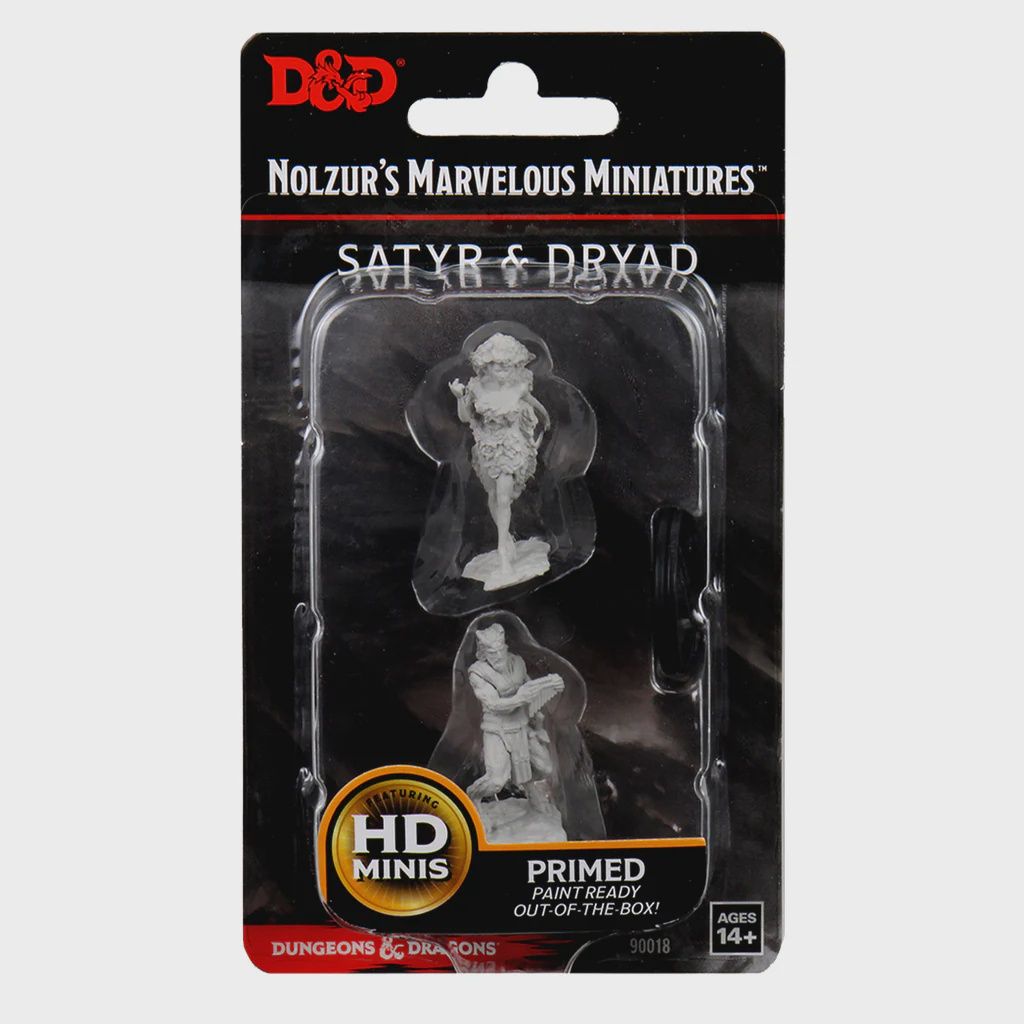 D&amp;D Nolzur's Marvelous Unpainted Miniatures - Satyr and Dryad