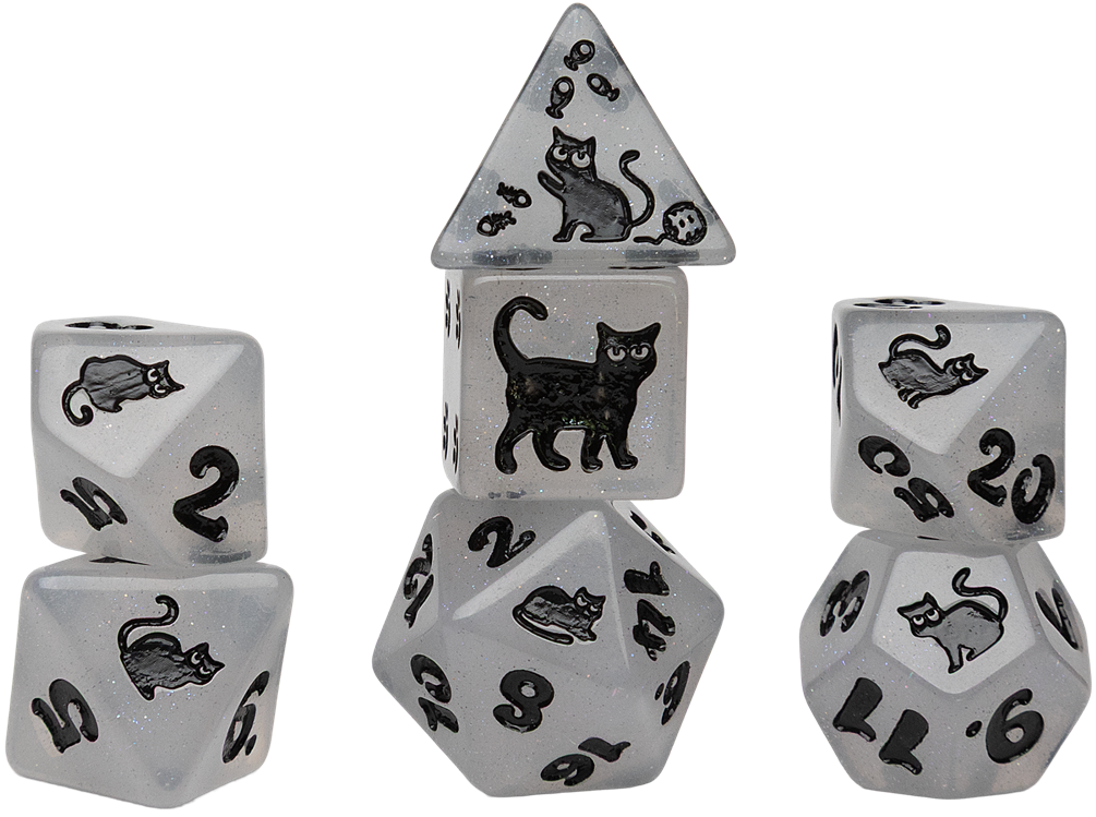 RPG Dice Set (7): Shimmerpaw