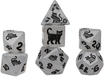 RPG Dice Set (7): Shimmerpaw