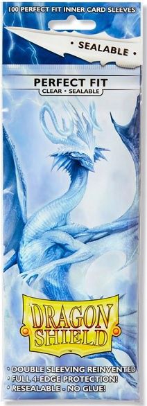 Dragon Shield Perfect Fit Sealable Inner Sleaves - Clear
