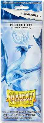 Dragon Shield Perfect Fit Sealable Inner Sleaves - Clear