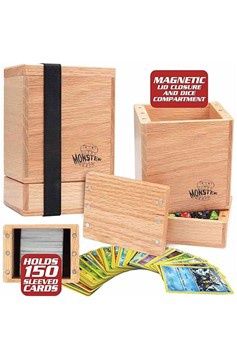 Monster Wooden Deck Box: Red Oak