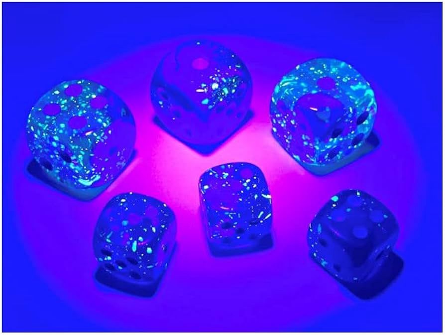 D6 12mm Gemini Blue-Blue/light blue (36)