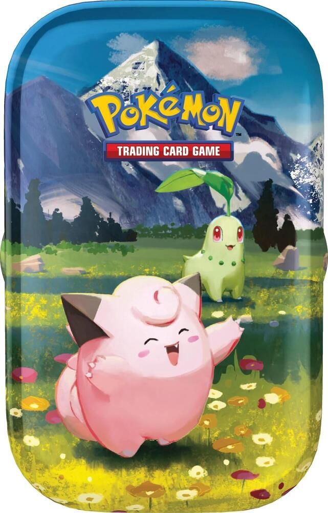 Pokemon: Mini Tin, Colour: Clefairy &amp; Chikorita