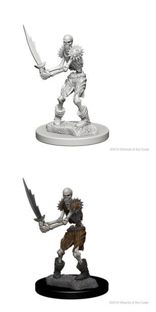 DND UNPAINTED MINIS WV1 SKELETONS