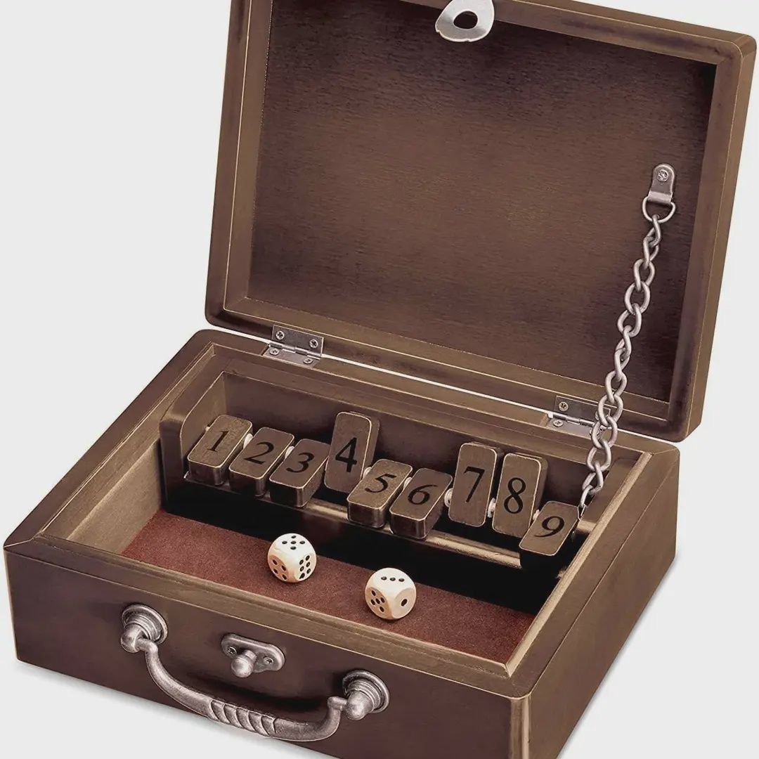 9 Number Shut the Box Board Game