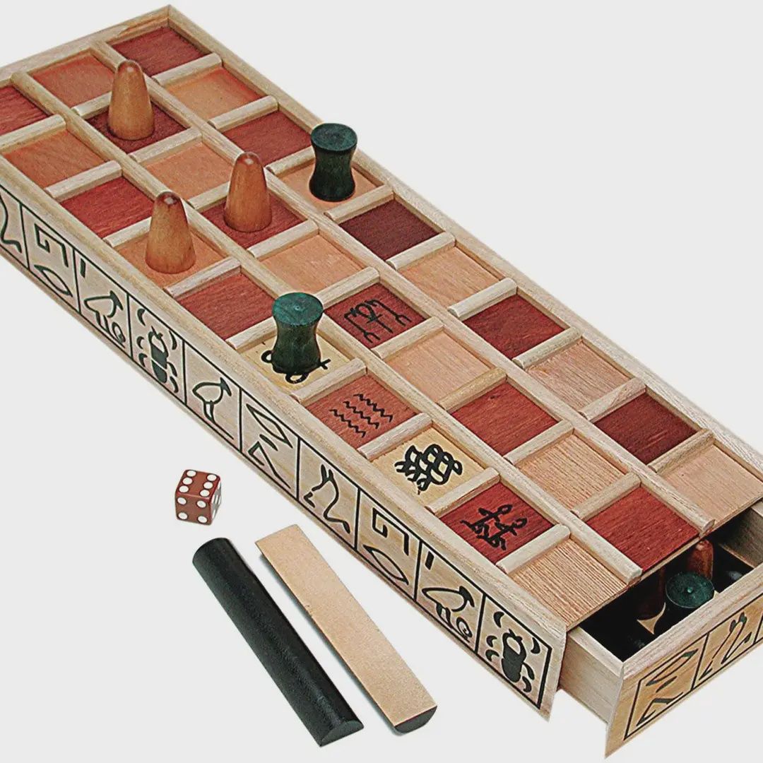 Wood Senet Game - An Ancient Egyptian Board Game
