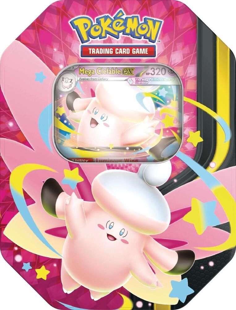 Pokemon: Mega Moonlight Tin: Mega Clefable EX