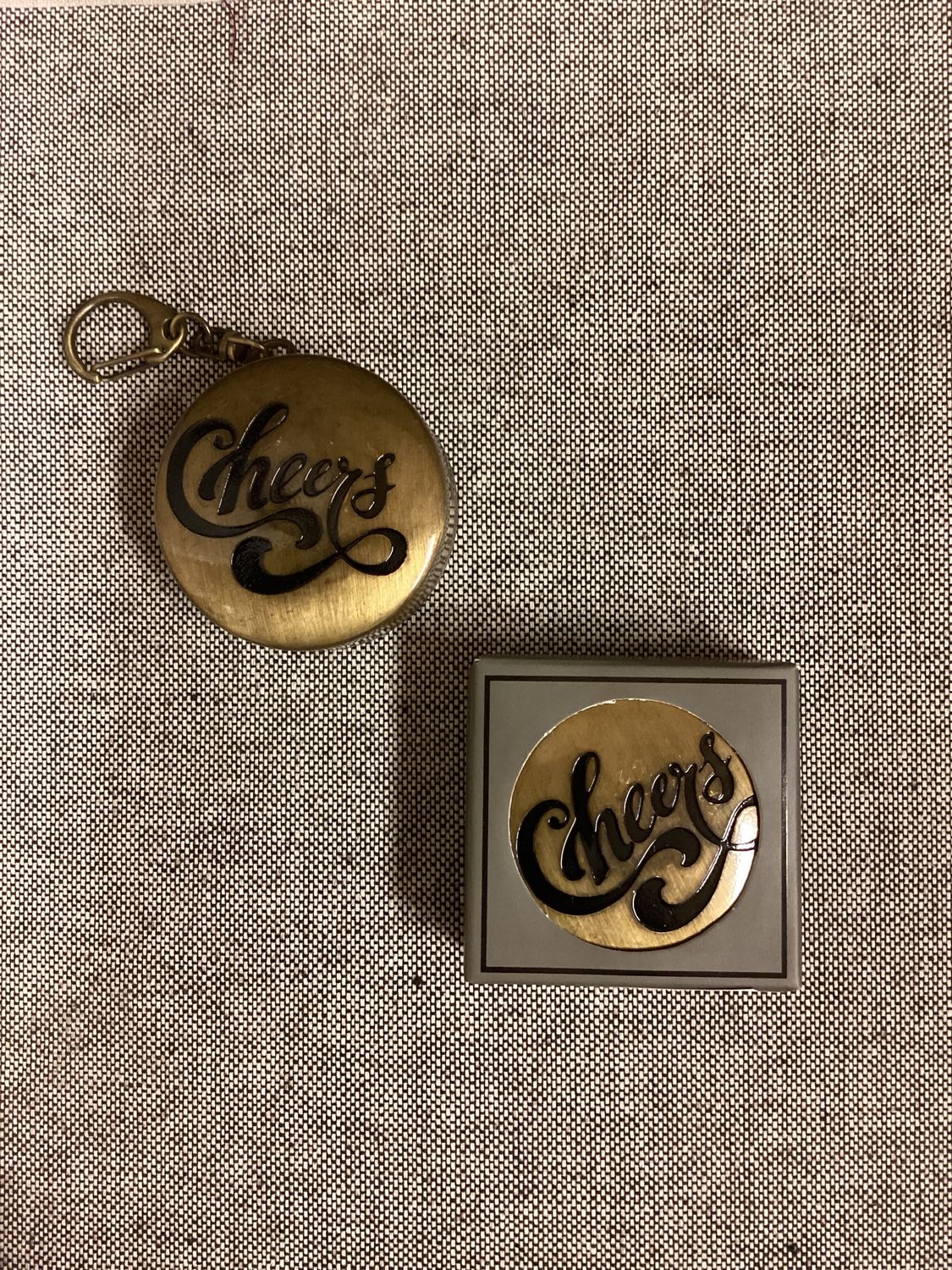 Collapsible Shot Glass, "Cheers"