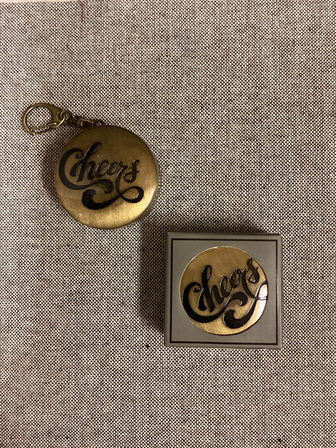 Collapsible Shot Glass, "Cheers"